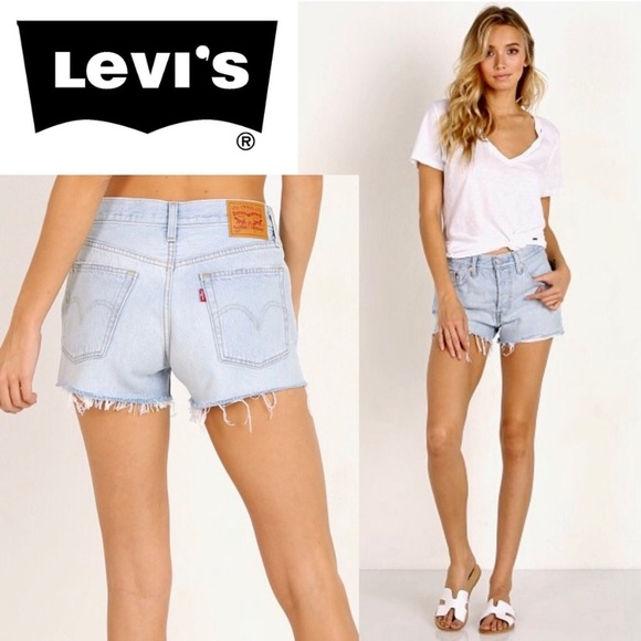 Levi's Pants - Levi’s distressed blue jeans cut offs Waist 39